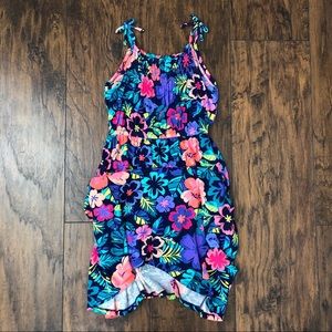 Cherokee Hawaiian Print Maxi Dress S (6/6x)